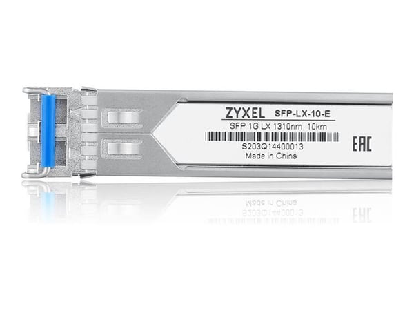 Zyxel SFP-LX-10-E - SFP (mini-GBIC) transceivermodul - 1GbE - 1000Base-LX - LC-enkeltmodus - opp til 10 km - 1310 nm