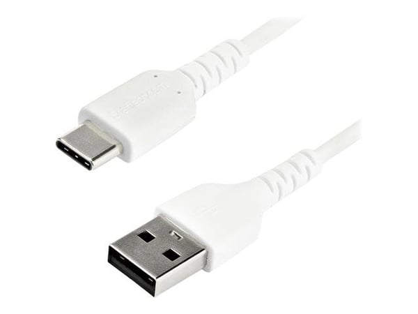 StarTech.com 2m USB A - USB C latauskaapeli, kestävä nopea lataus ja synkronointi USB 2.0 - USB Type C datajohto, kestävä TPE takki Aramidikuitu M/...