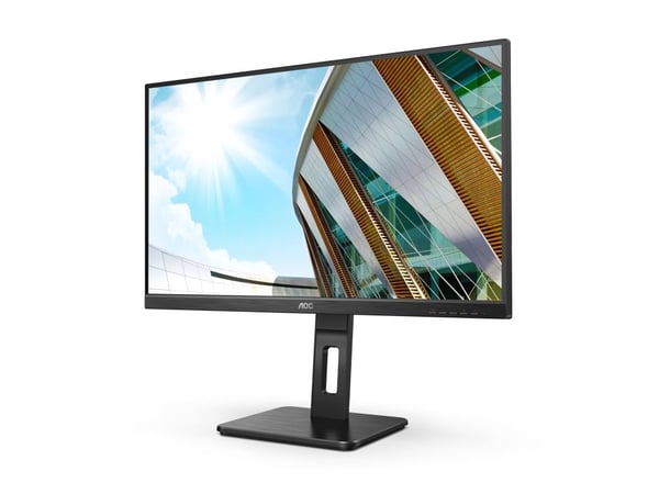 AOC 27P2Q - LED-skjerm - 27" - 1920 x 1080 Full HD (1080p) @ 75 Hz - IPS - 250 cd/m² - 1000:1 - 4 ms - HDMI, DVI, DisplayPort, VGA - høyttalere - s...