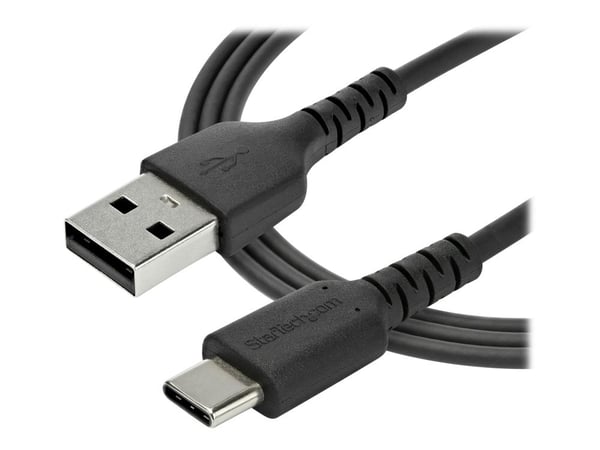 StarTech.com 2m USB A - USB C latauskaapeli, Kestävä nopea lataus ja synkronointi USB 2.0 - USB Type C datajohto, kestävä TPE-vaippa Aramidikuitu M...