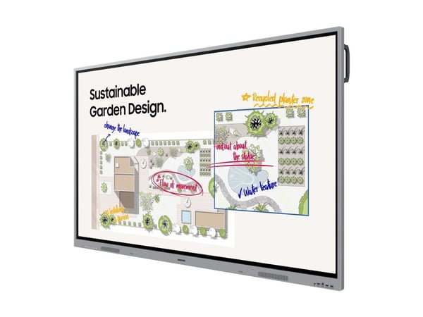 Samsung Interactive Display WE65FX - 65" Diagonalklasse WEFX Series LED-bakgrunnsbelyst LCD-skjerm - utdanning / næringsliv - med innebygd interakt...