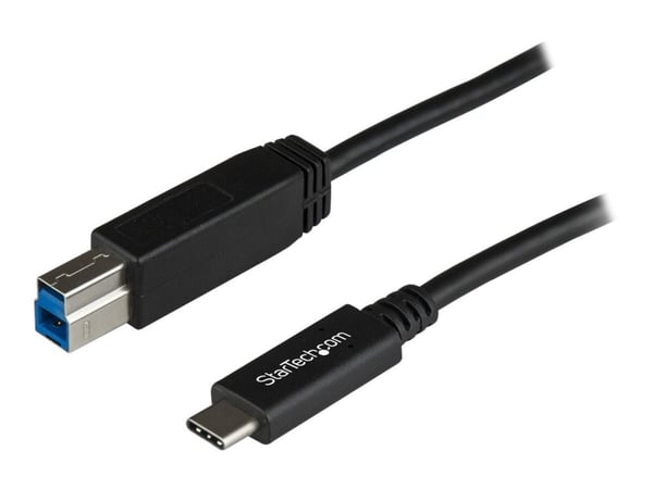 StarTech USB C to USB B Printer Cable - 1m / 3 ft - Superspeed - USB 3.1 - 10Gbps - USB C Printer Cable - USB Type C to Type B (USB31CB1M) - USB-ka...