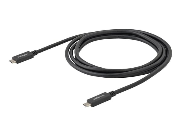 StarTech.com USB C - UCB C -kaapeli - 0,5 m - Lyhyt - M/M - USB 3.1 (10Gbps) - USB C -latauskaapeli - USB Type C -kaapeli - USB-C - USB-C -kaapeli ...