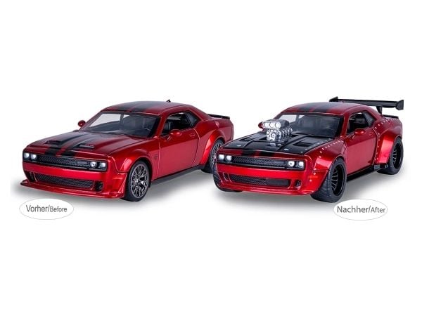 Jamara Dodge Challenger SRT Jailbreak, Auto, 3 vuosi/vuosia, musta, Punainen