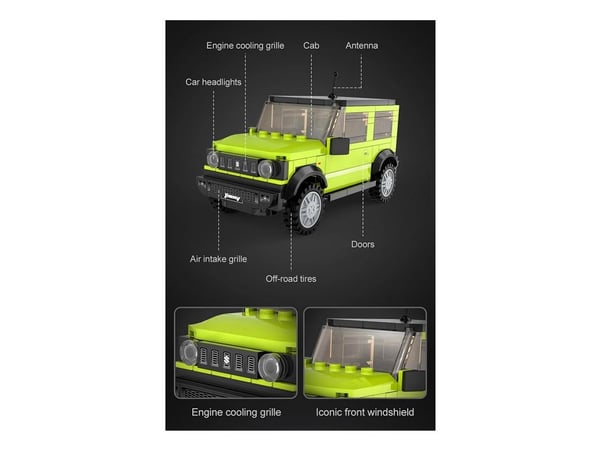 Jamara CaDA Suzuki Jimny, Auto, 8 vuosi/vuosia, musta, Vihreä