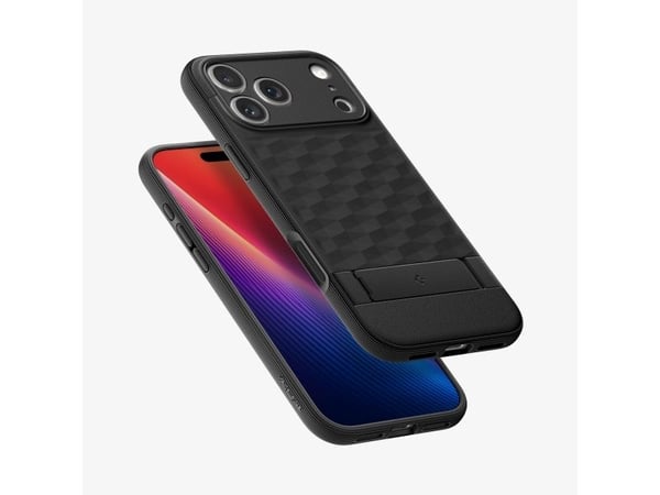 Spigen Parallax S (MagFit), deksel, Apple, iPhone 17 Pro Max, 17,5 cm (6,9"), Sort