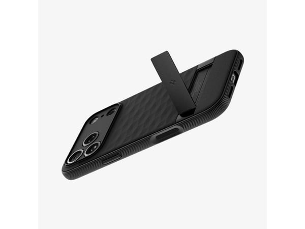 Spigen Parallax S (MagFit), deksel, Apple, iPhone 17 Pro Max, 17,5 cm (6,9"), Sort
