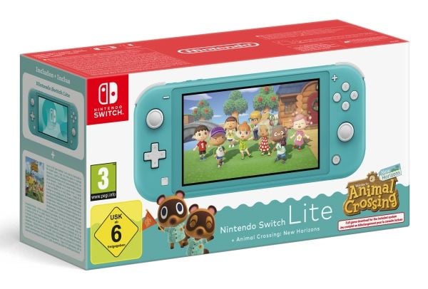 Nintendo Switch Lite Animal Crossing, Nintendo Switch Lite, NVIDIA Custom Tegra, Turkos, Analog / Digital, Home-knapp, Strömknapp, Knappar