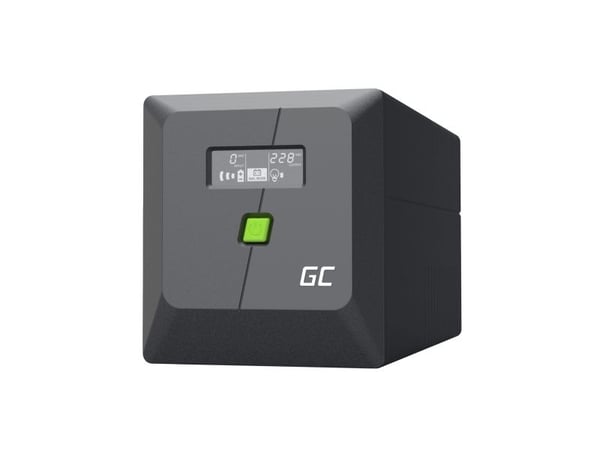 Green Cell UPSLP700, Interaktiivinen tulopistorasia, 1 kVA, 700 W, Pseudosinus, 220 V, 240 V