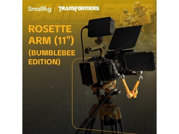 SmallRig 5521, Leddet rosettarm, Rustfritt stål, Gul, Aluminium, Silikon, Rustfritt stål, 1/4-20", 60 mm, 32 mm