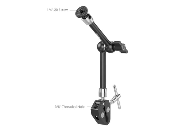 SmallRig 5604, Monteringsklemme, Aluminium, Sort, Aluminium, 1/4-20", 85,6 mm, 27,7 mm