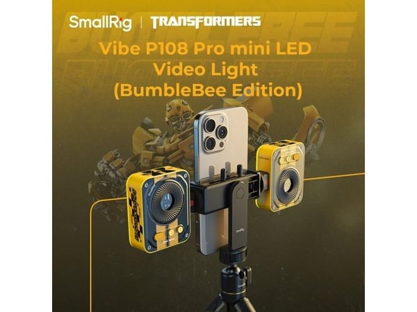 SmallRig 5511, 5 W, LED, 2500 K, 6500 K, Metallisk, Batteri
