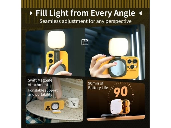 SmallRig 5513, 3,7 W, LED, Batteri, 33 mm, 100,5 mm, 94,4 mm