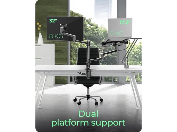 ICY BOX ICY IB-MS622-T skjermholder 1 skjerm opp til 32" bordmontering (IB-MS622-T)