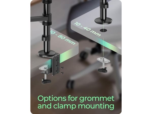 ICY BOX ICY IB-MS622-T skjermholder 1 skjerm opp til 32" bordmontering (IB-MS622-T)