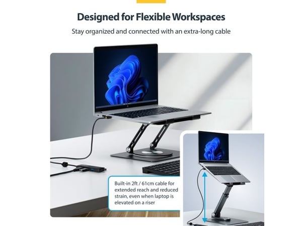 StarTech.com - Hubb - 4 x USB 3.2 Gen 1 - skrivbordsmodell