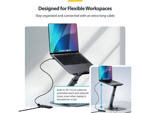 StarTech.com - Hubb - 4 x USB 3.2 Gen 1 - skrivbordsmodell