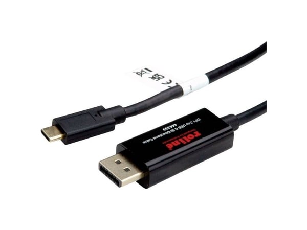 ROLINE 11.04.5958, 3.2 Gen 1 (3.1 Gen 1), USB Type-C, DisplayPort-lähtö, 3840 x 2160 pikseliä