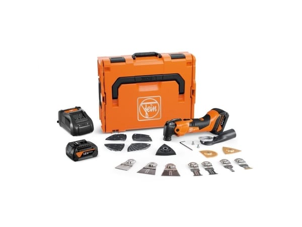 Fein MultiMaster Plus Top AMM 500 4.0 AH AS - Oscillerende multiverktøy - trådløs - 2 batterier - 18 V