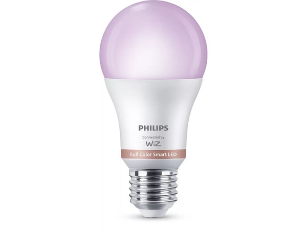 Philips Lyspære, 60 W A60 E27 x3, Smartpære, Hvit, E27, A60, Hvit, 2200 K