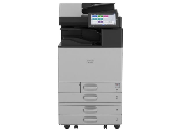Ricoh IM C2510 - Skriver - farge - laser - A3 - 4800 x 1200 dpi inntil 25 spm (farge) - kapasitet: 220 ark - LAN, USB