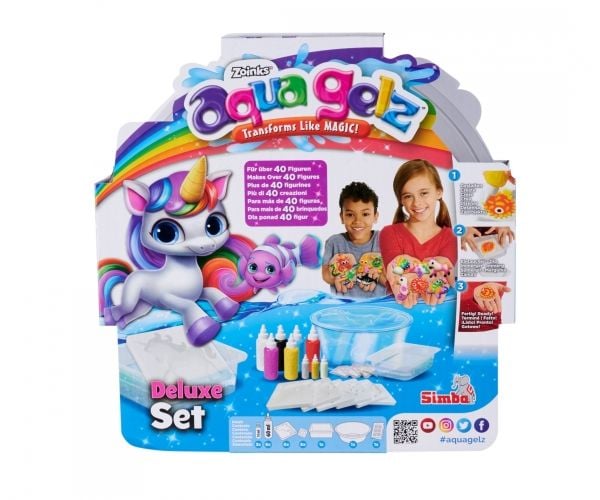 Simba Toys Aqua Gelz Deluxe Set, Lasten askartelusetti, 8 vuosi/vuosia, Monivärinen