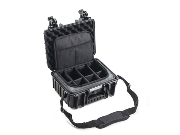 B&W Cases PP.117.TEX, Hård veske, Sort, Polypropylen (PP), Monokromatisk, 11,7 l, -30 - 80 °C