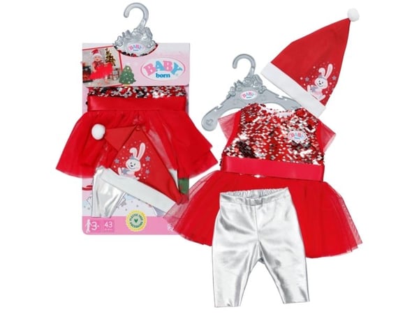 BABY born Xmas Dress 43cm