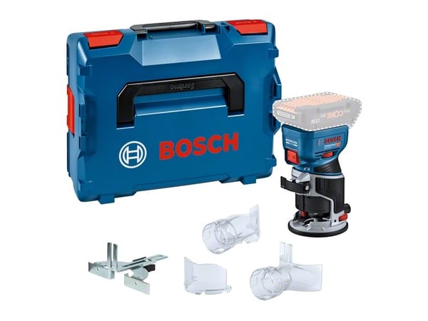 Bosch GKF 18V-8, Svart, Blå, 30000 rpm, 6, 6.35 (1/4\"), 8 (5/16\"), 10000 rpm, 95 dB, 87 dB - SOLO