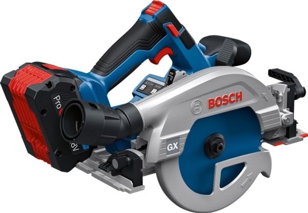 Bosch GKS 18V-57-2 GX, Sponplate, Tre, Sort, Blå, Børsteløs, 16,5 cm, 5000 RPM, 2 cm - SOLO