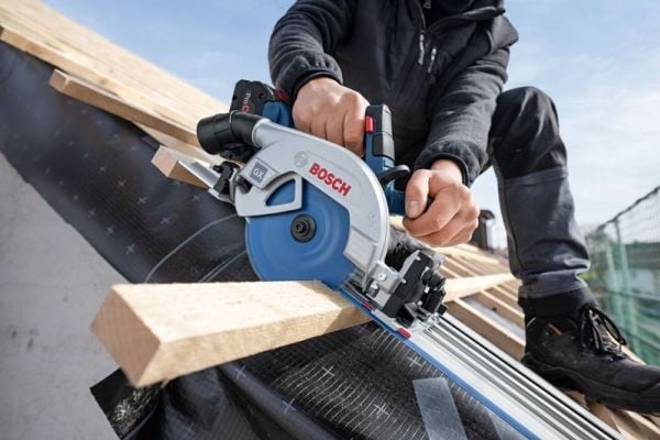 Bosch GKS 18V-57-2 GX, Sponplate, Tre, Sort, Blå, Børsteløs, 16,5 cm, 5000 RPM, 2 cm - SOLO