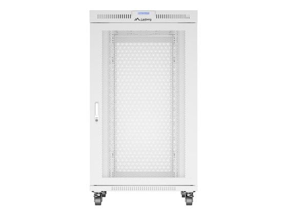 19" 27U 800X1000 GRÅ LCD PERFORERAD DÖRR LANBERG INSTALLATIONSRACK (FLAT PACK)