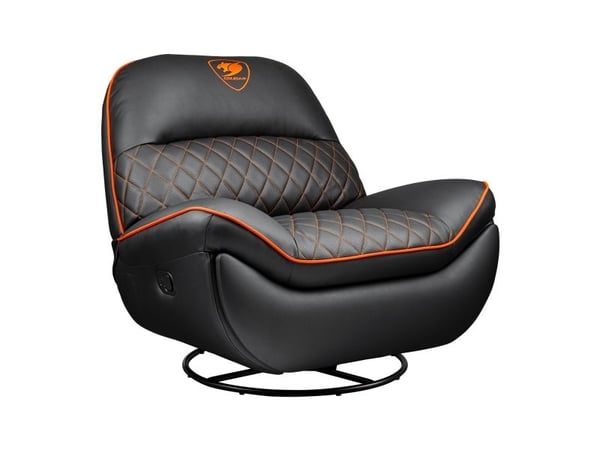 COUGAR CGR-OVL-ORB, Gamingsofa, 150 kg, Polstret Sete, Polstret Rygg, Universell, Svart