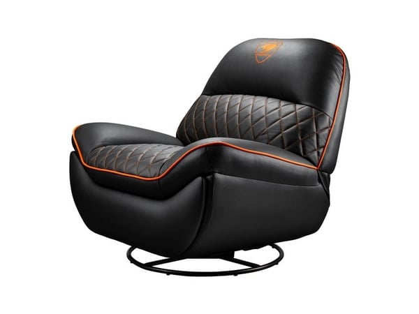 COUGAR CGR-OVL-ORB, Gamingsofa, 150 kg, Polstret Sete, Polstret Rygg, Universell, Svart