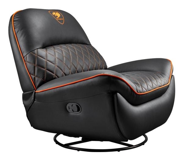 COUGAR CGR-OVL-ORB, Gamingsofa, 150 kg, Polstret Sete, Polstret Rygg, Universell, Svart