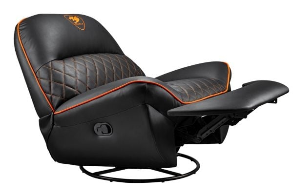 COUGAR CGR-OVL-ORB, Gamingsofa, 150 kg, Polstret Sete, Polstret Rygg, Universell, Svart