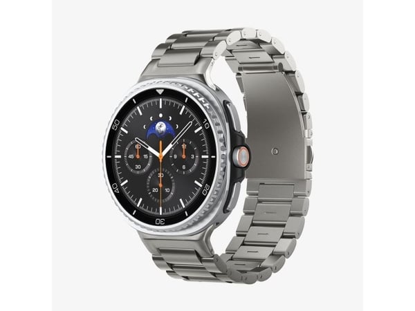 Spigen Modern Fit Titanium, Band, Smartwatch, Metallisk, Samsung, Galaxy Watch 8 (40mm), Rostfritt stål