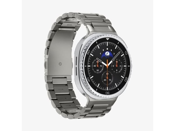 Spigen Modern Fit Titanium, Band, Smartwatch, Metallisk, Samsung, Galaxy Watch 8 (40mm), Rostfritt stål
