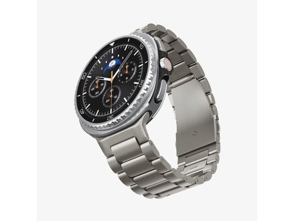 Spigen Modern Fit Titanium, Band, Smartwatch, Metallisk, Samsung, Galaxy Watch 8 (40mm), Rostfritt stål