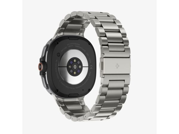 Spigen Modern Fit Titanium, Band, Smartwatch, Metallisk, Samsung, Galaxy Watch 8 (40mm), Rostfritt stål