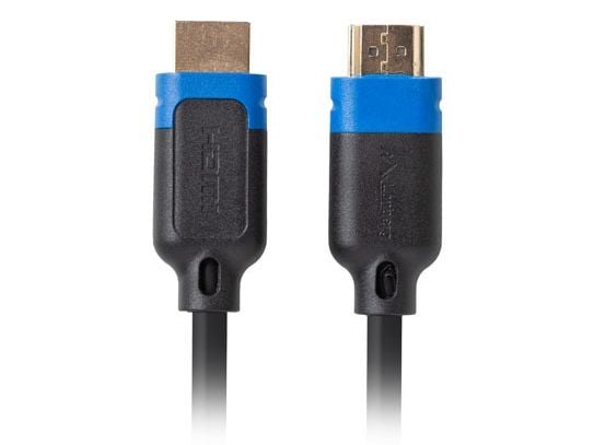 Lanberg - Ultra High Speed - HDMI-kabel med Ethernet - HDMI hann til HDMI hann - 5 m - dobbeltisolert - svart - toretnings, 4 K 144 Hz (3840 x 2160...