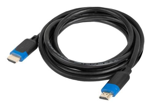 Lanberg - Ultra High Speed - HDMI-kabel med Ethernet - HDMI hann til HDMI hann - 5 m - dobbeltisolert - svart - toretnings, 4 K 144 Hz (3840 x 2160...