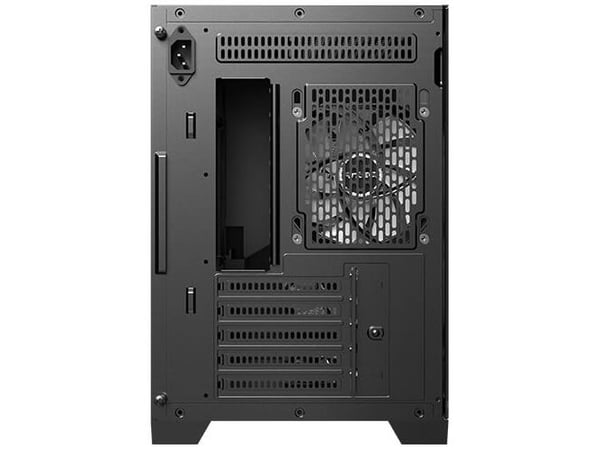 Antec Flux M - Kompakttårn - micro ATX - sidepanel med vindu (herdet glass) - ingen strømforsyning - USB/lyd