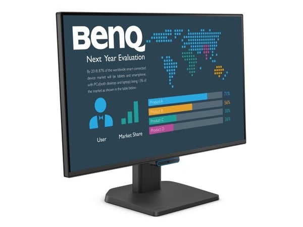 BenQ BL2490C - LED-skjerm - 24" (23.8" synlig) - 1920 x 1080 Full HD (1080p) @ 144 Hz - IPS - 250 cd/m² - 1500:1 - 5 ms - HDMI, DisplayPort, USB-C ...