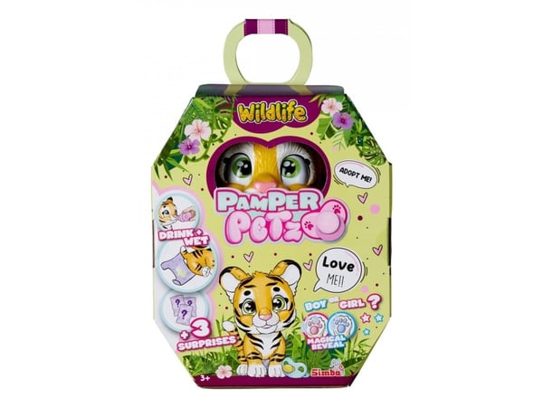 Skjem bort Petz Tiger, lekefigur