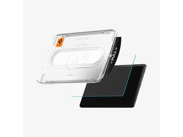 Spigen Glas.tR EZ Fit, Blank skjermbeskytter, 9H, Herdet glass, 1 stykker