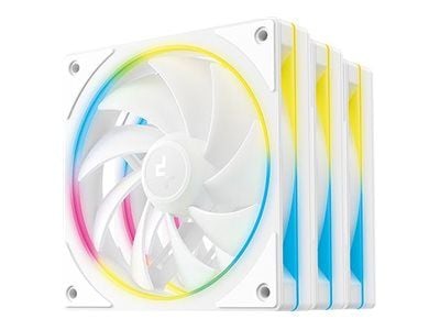 Deepcool FL12 SE - Fläktsats för chassi - 120 mm - vit
