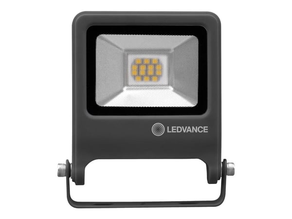 LEDVANCE ENDURA - Flomlys - LED - 10 W - varmt hvitt lys - 3000 K - mørk grå