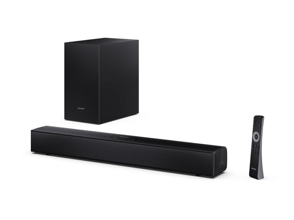 Sharp HT-SBW121 Soundbar langattomalla subwooferilla musta (HT-SBW121)