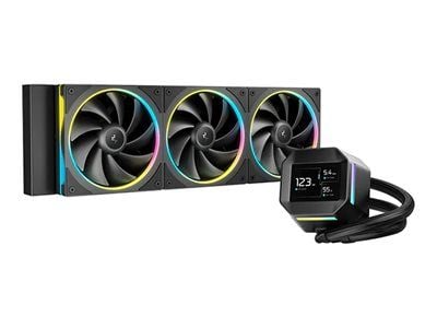 Deepcool LM360 - Kylsystem med vätska till processorn - Elementstorlek: 360 mm - (för: LGA1851, LGA1700, LGA1200, LGA1151, LGA1150, LGA1155, AM4, A...